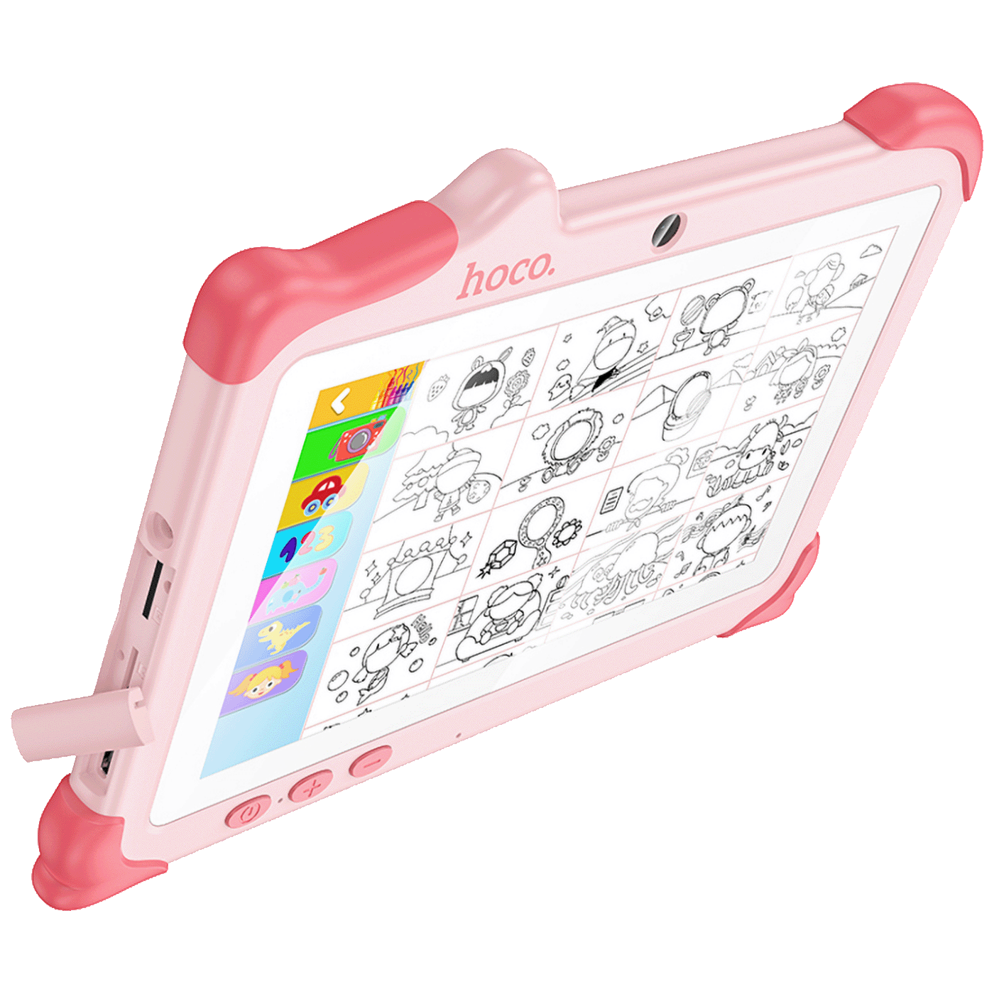 hoco. Tablet 7", Quad Core 1.3 GHz, RAM 4GB, 32GB, 3000 mAh - HI16 Pink