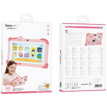 hoco. Tablet 7", Quad Core 1.3 GHz, RAM 4GB, 32GB, 3000 mAh - HI16 Pink