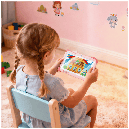 hoco. Tablet 7", Quad Core 1.3 GHz, RAM 4GB, 32GB, 3000 mAh - HI16 Pink