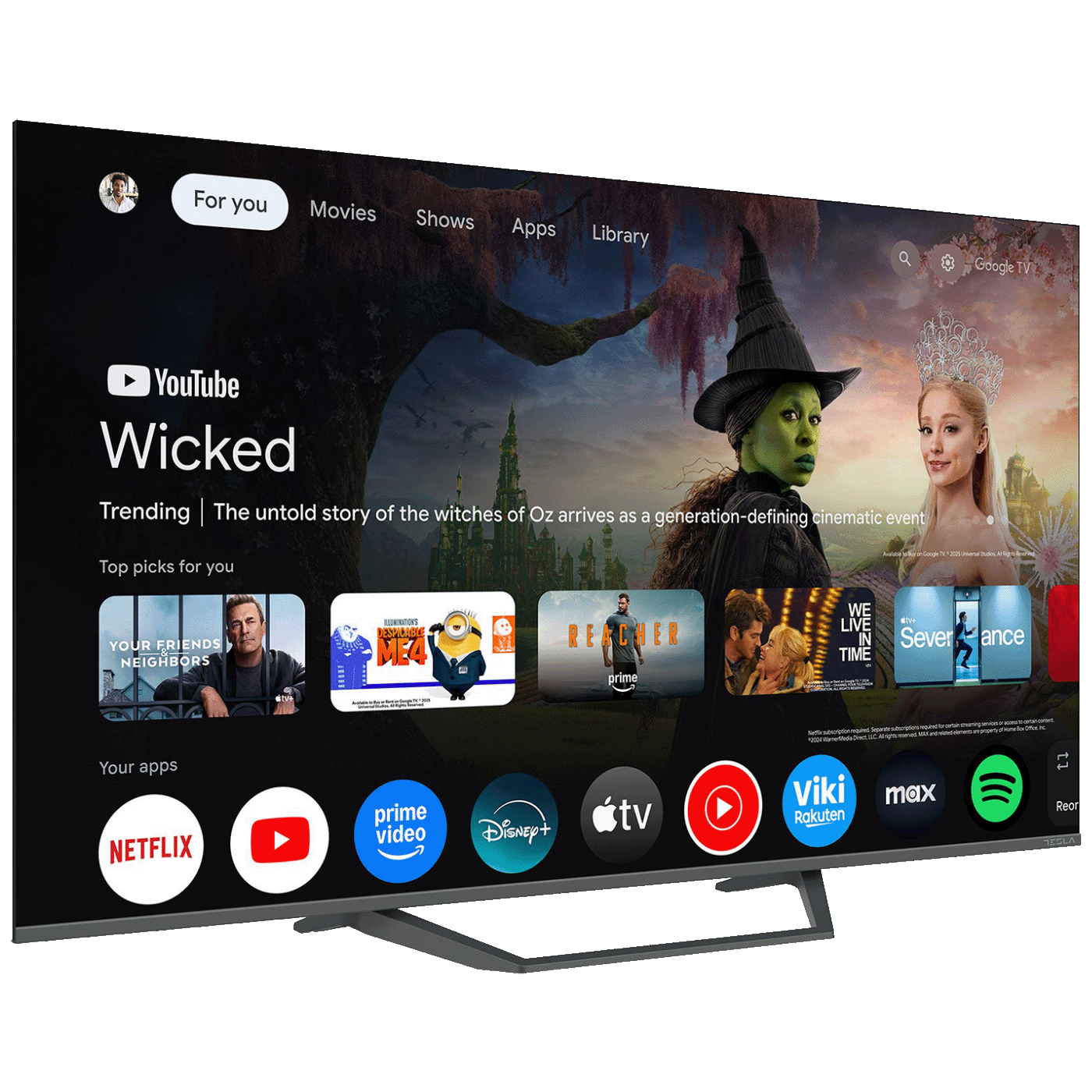 Tesla Televizor Smart QLED 4K UltraHD 65", Series 6, Google TV - Q65E655GUS