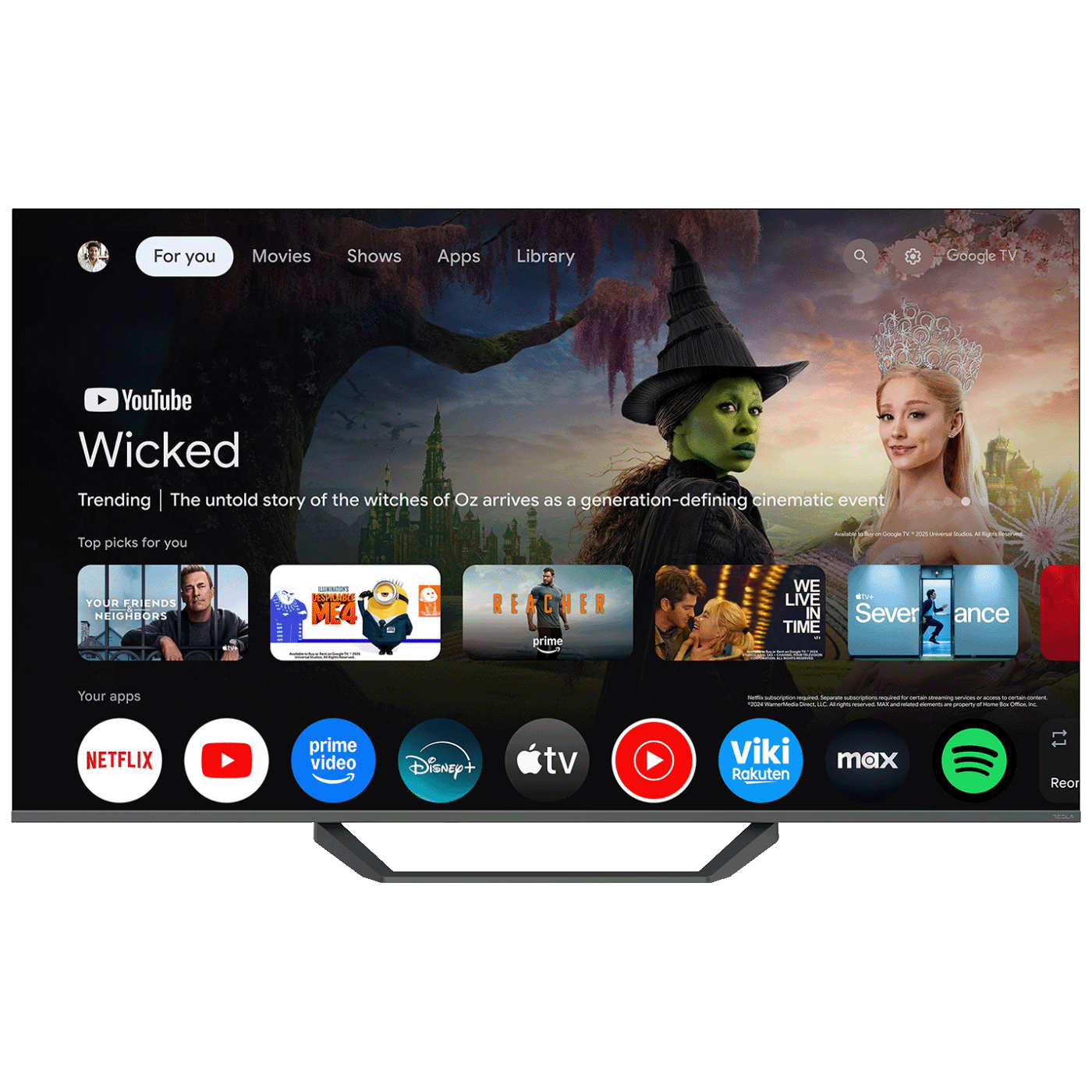 Tesla Televizor Smart QLED 4K UltraHD 55", Series 6, Google TV - Q55E655GUS