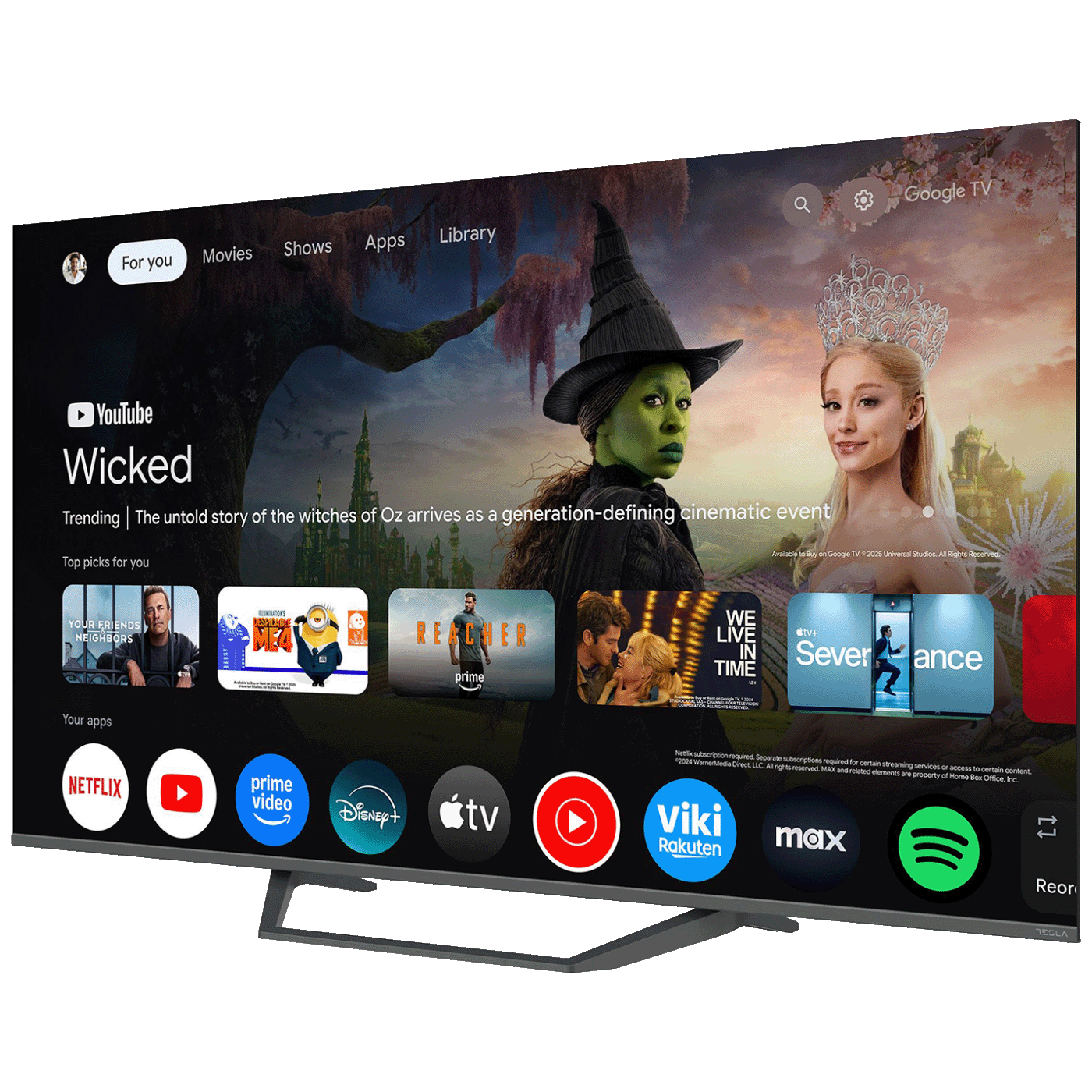 Tesla Televizor Smart QLED 4K UltraHD 55", Series 6, Google TV - Q55E655GUS