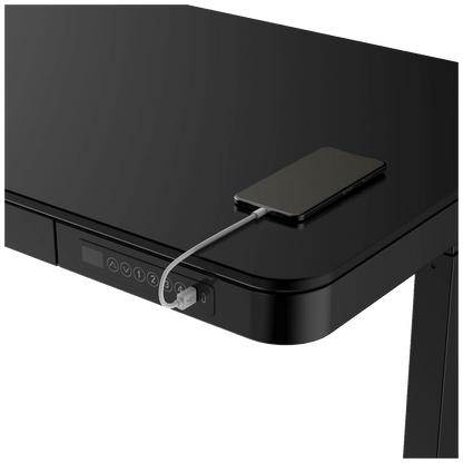 Activejet Radni stol sa el. podešavanjem visine,USB punjenje,140x70cm - ET119WC 140 CZ