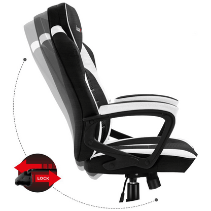Huzaro Gaming stolica, bijelo / crna - Force 2.5