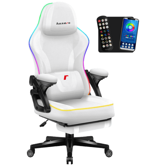 Huzaro Gaming stolica, RGB, Bluetooth - Force 4.6 White