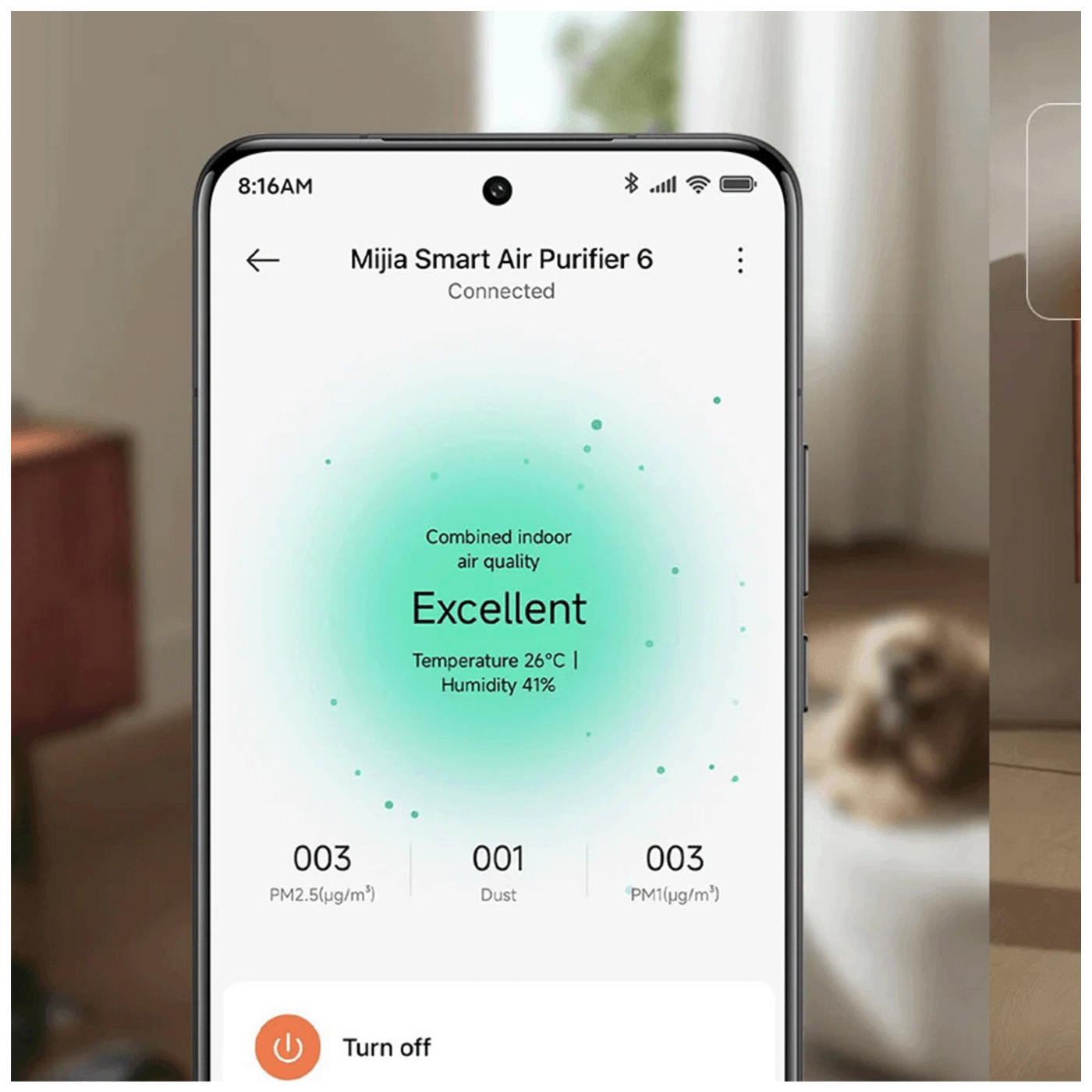 Xiaomi Pročišćivač zraka, protok zraka 443/h, LED display, WiFi - Mi Air Purifier 6