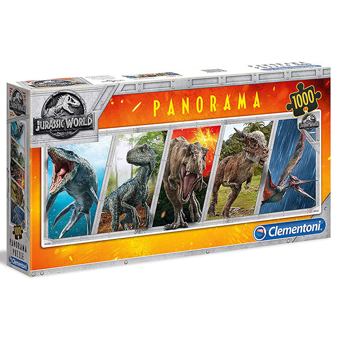Clementoni Puzzle 1000 Panorama Jurassic World 39471