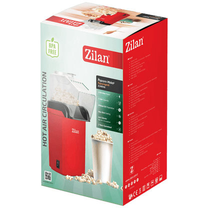 Zilan Aparat za kokice, 1200 W, crvena - ZLN8046 (ZLN8044/RD)