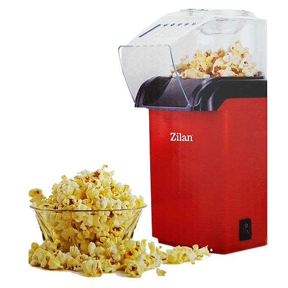 Zilan Aparat za kokice, 1200 W, crvena - ZLN8046 (ZLN8044/RD)