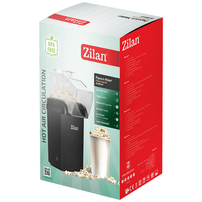 Zilan Aparat za kokice, 1200 W, crna - ZLN8045