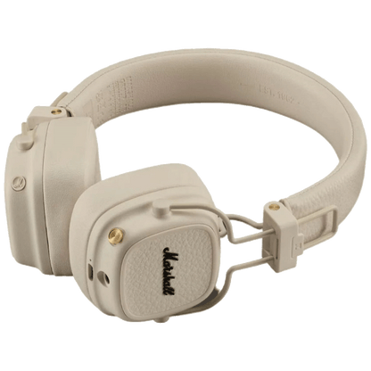Marshall Slušalice bežične / žične, sa mikrofonom, Bluetooth - Major V - Cream