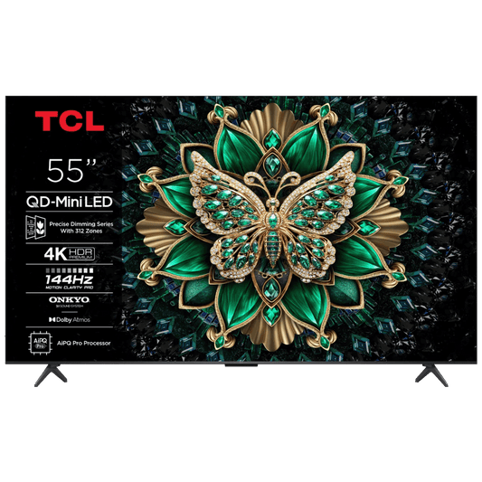 TCL Televizor Smart C6K Premium QD-MiniLED 4K 55", Google TV - 55C6K