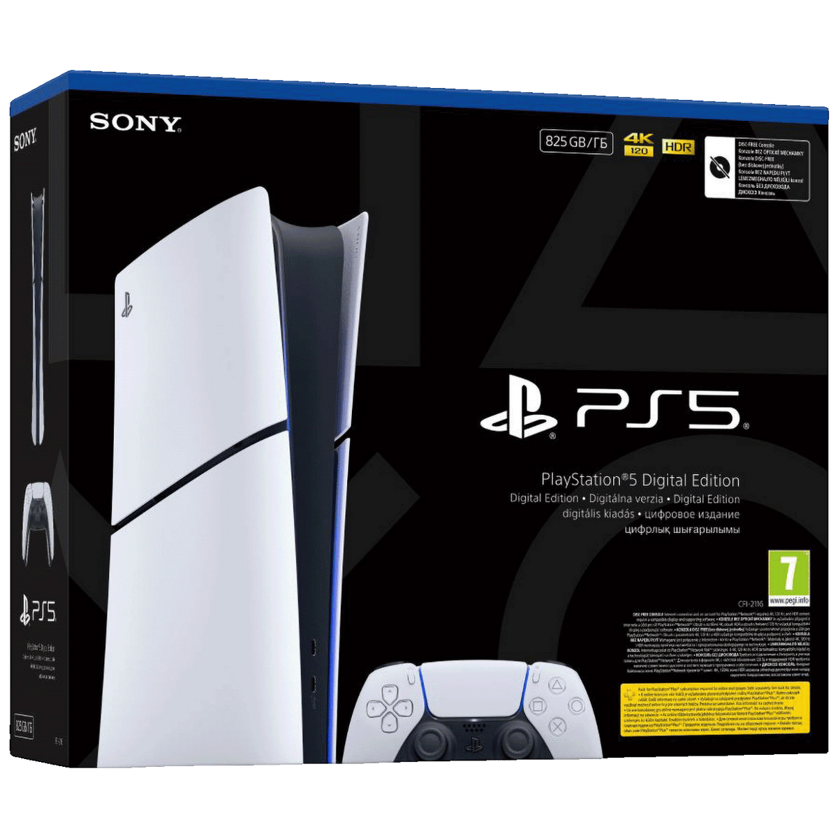 Sony Entertainment Igraća konzola PlayStation 5 Digital Edition E Chassis - PS5 Slim Digital Edition E Chassis