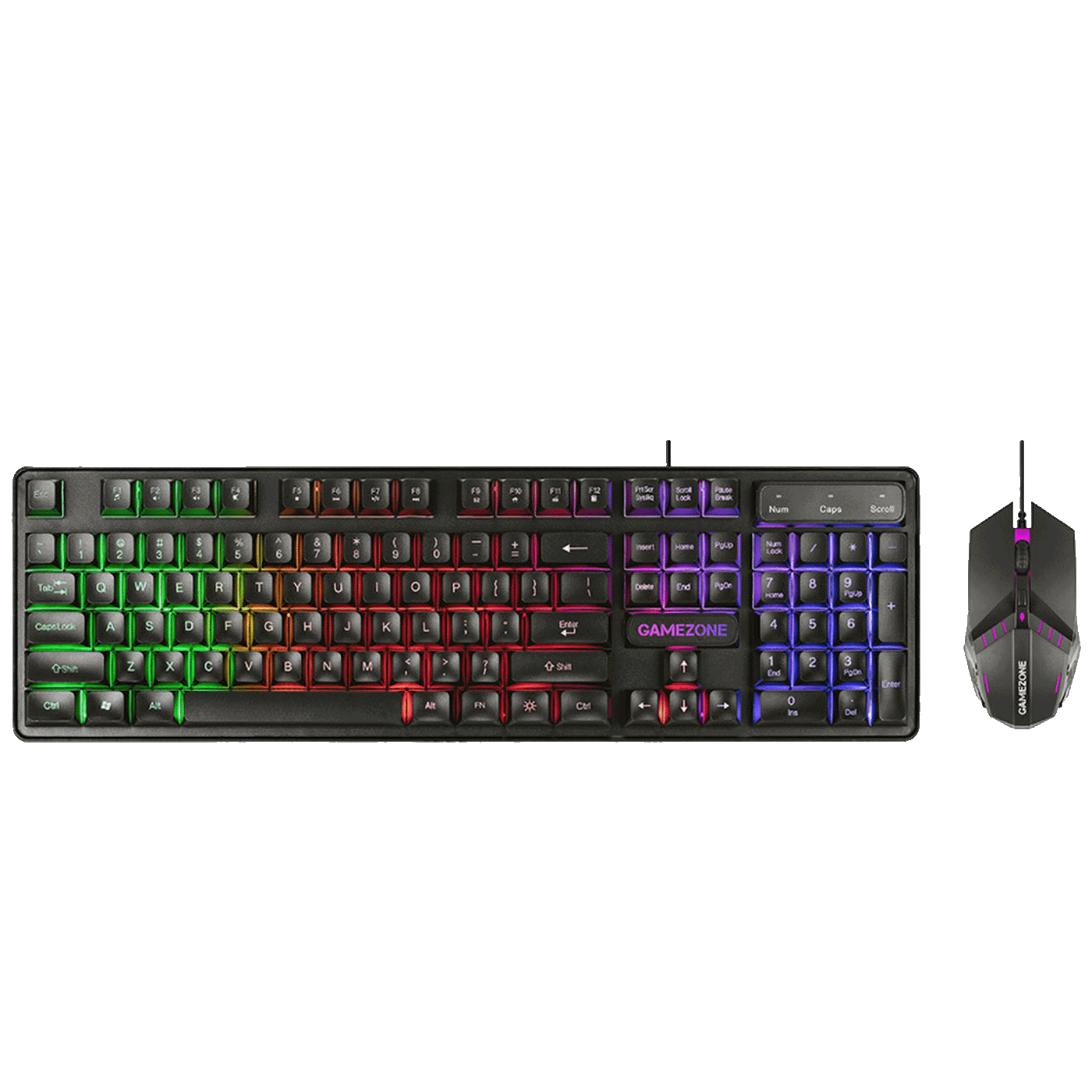Tracer Tastatura sa osvjetljenjem, optički miš, gaming set, USB - Gaming set BOOST USB