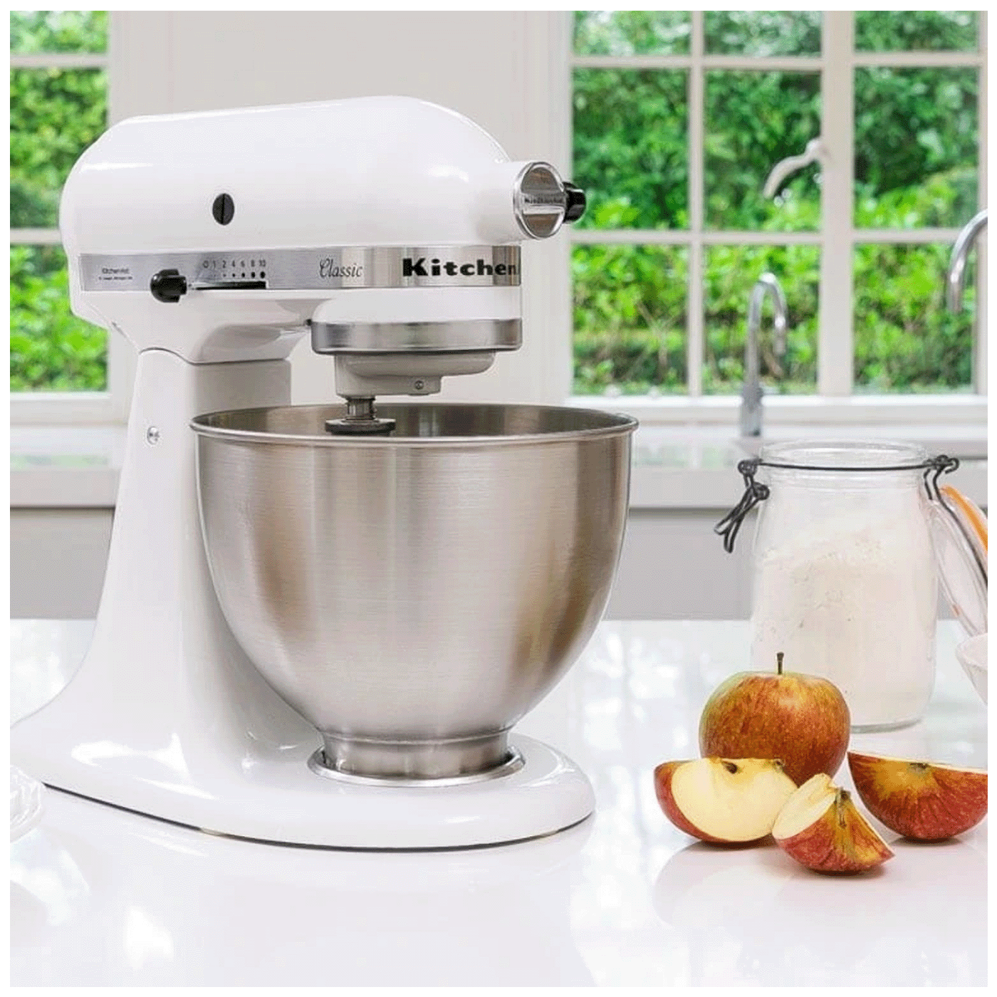 KitchenAid Mikser sa posudom, 300W, kuhinjski robot - 5KSM175PSEWH