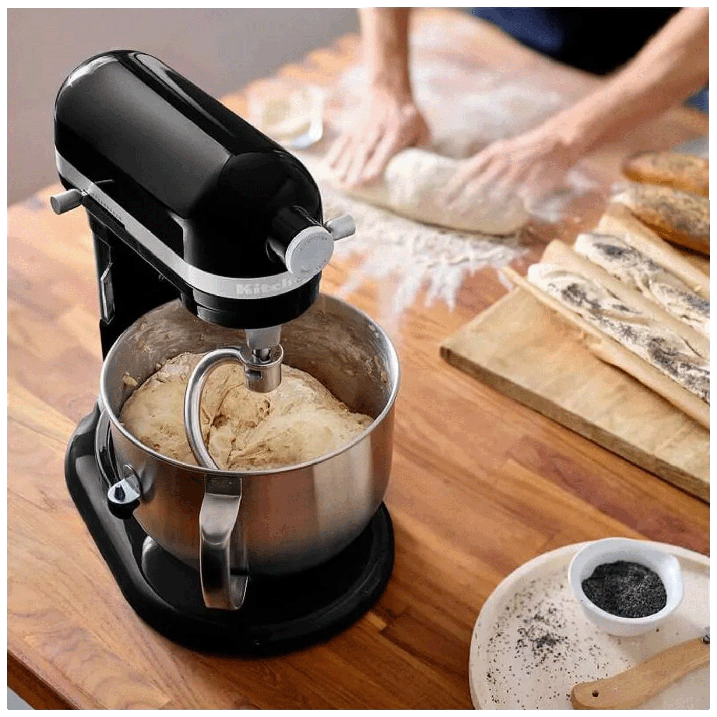 KitchenAid Mikser sa posudom, 375W, kuhinjski robot - 5KSM70SHXEOB