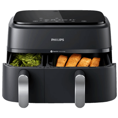 Philips Friteza na vrući zrak sa dvije košare, 2750W, 9 lit. - NA351/00