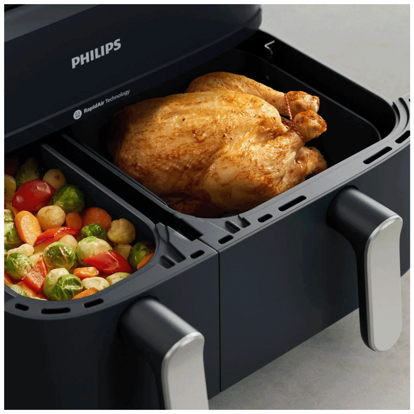 Philips Friteza na vrući zrak sa dvije košare, 2750W, 9 lit. - NA351/00
