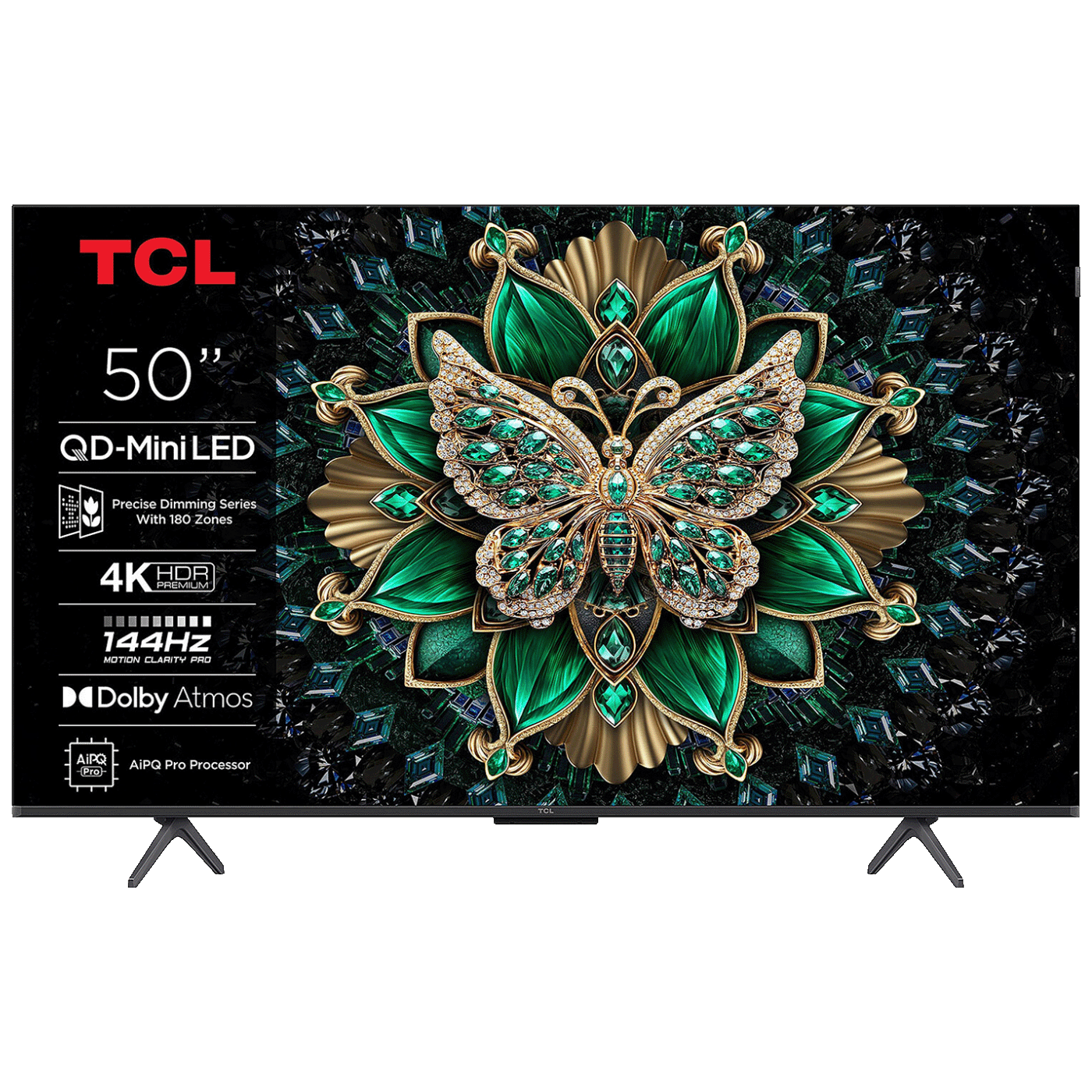 TCL Televizor Smart C6K Premium QD-MiniLED 4K 50", Google TV - 50C6K