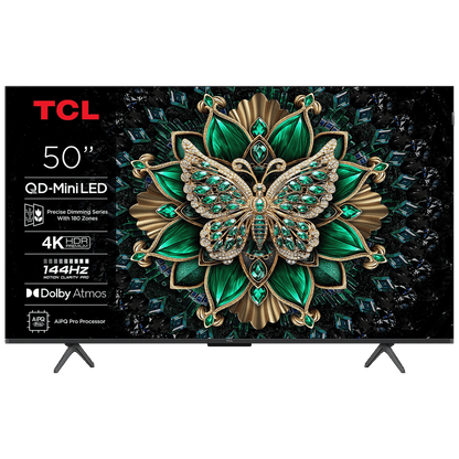 TCL Televizor Smart C6K Premium QD-MiniLED 4K 50", Google TV - 50C6K