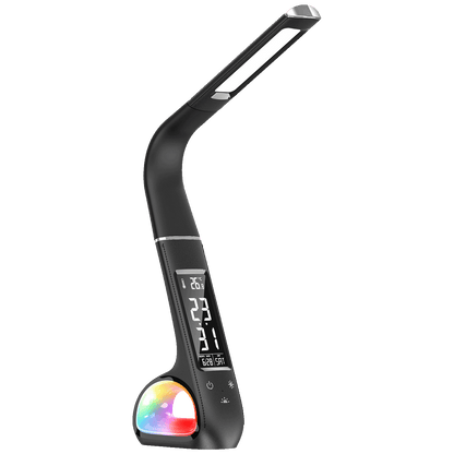 MeanIT Lampa, LED, stolna sa satom i alarmom - L10