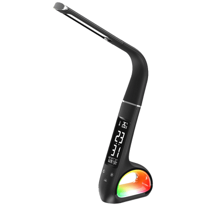 MeanIT Lampa, LED, stolna sa satom i alarmom - L10