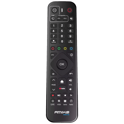 Amiko Prijemnik IPTV, Android OS, 2/16GB, 4K, WiFi Dual Band, BT - A14 Green
