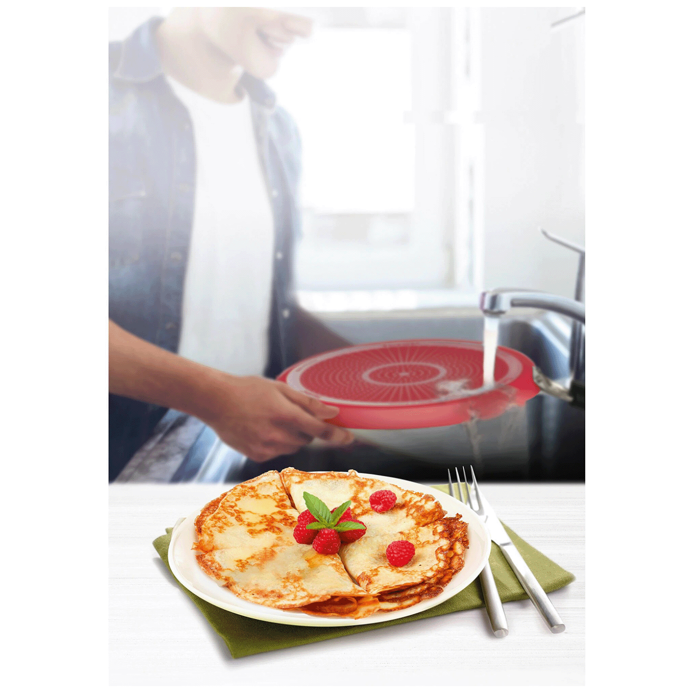 Tefal Tava za palačinke 25 cm, Easy Clean - B5721053