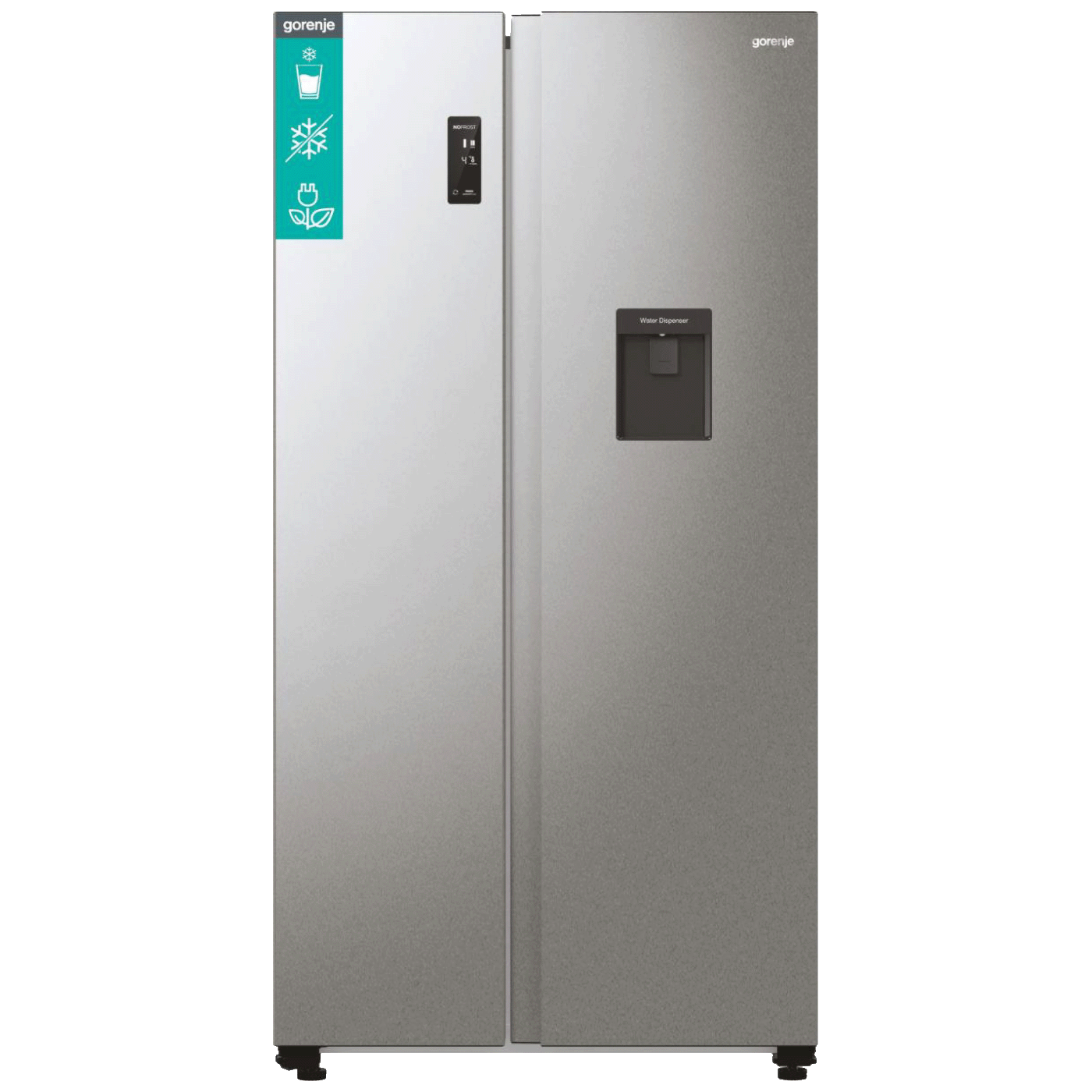 Gorenje Frižider/Zamrzivač, ukupna zapremina 547 l, Side-by-side, E - NRR9185EAXLWD