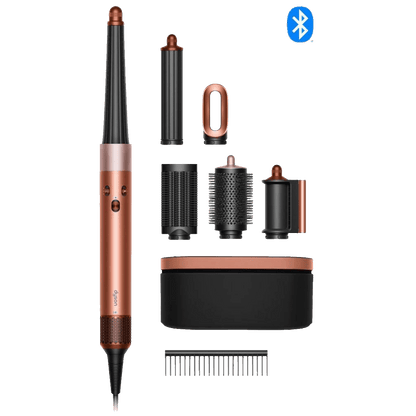 Dyson Uvijač za kosu, 1300W, Bluetooth, Multistyler - Airwrap i.d.Amber Silk/Pink C.+Wavy