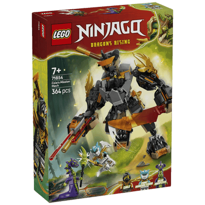 Lego Coleov robot za misije i zmajski Zane, LEGO Ninjago - Coleov robot i zmajski Zane