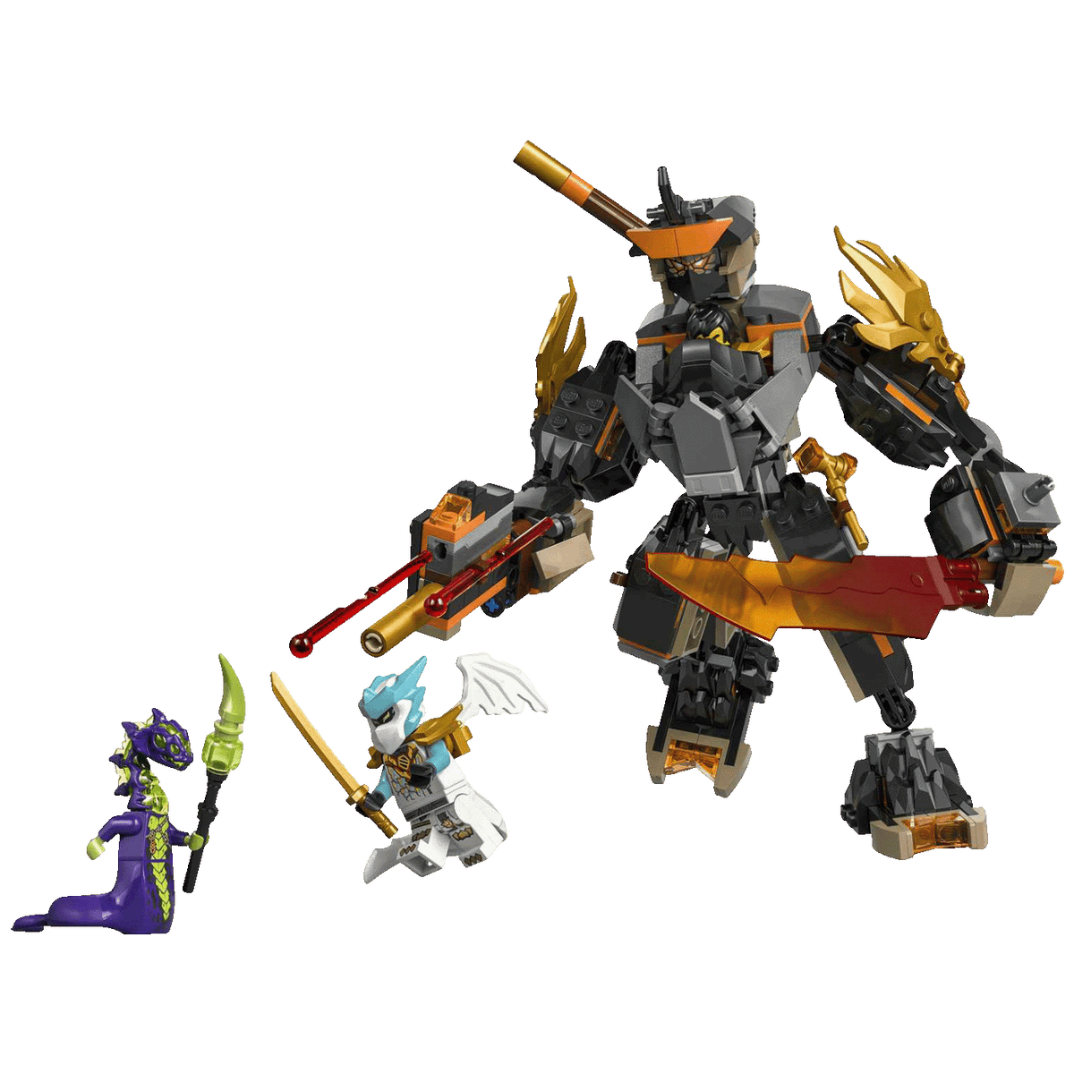 Lego Coleov robot za misije i zmajski Zane, LEGO Ninjago - Coleov robot i zmajski Zane