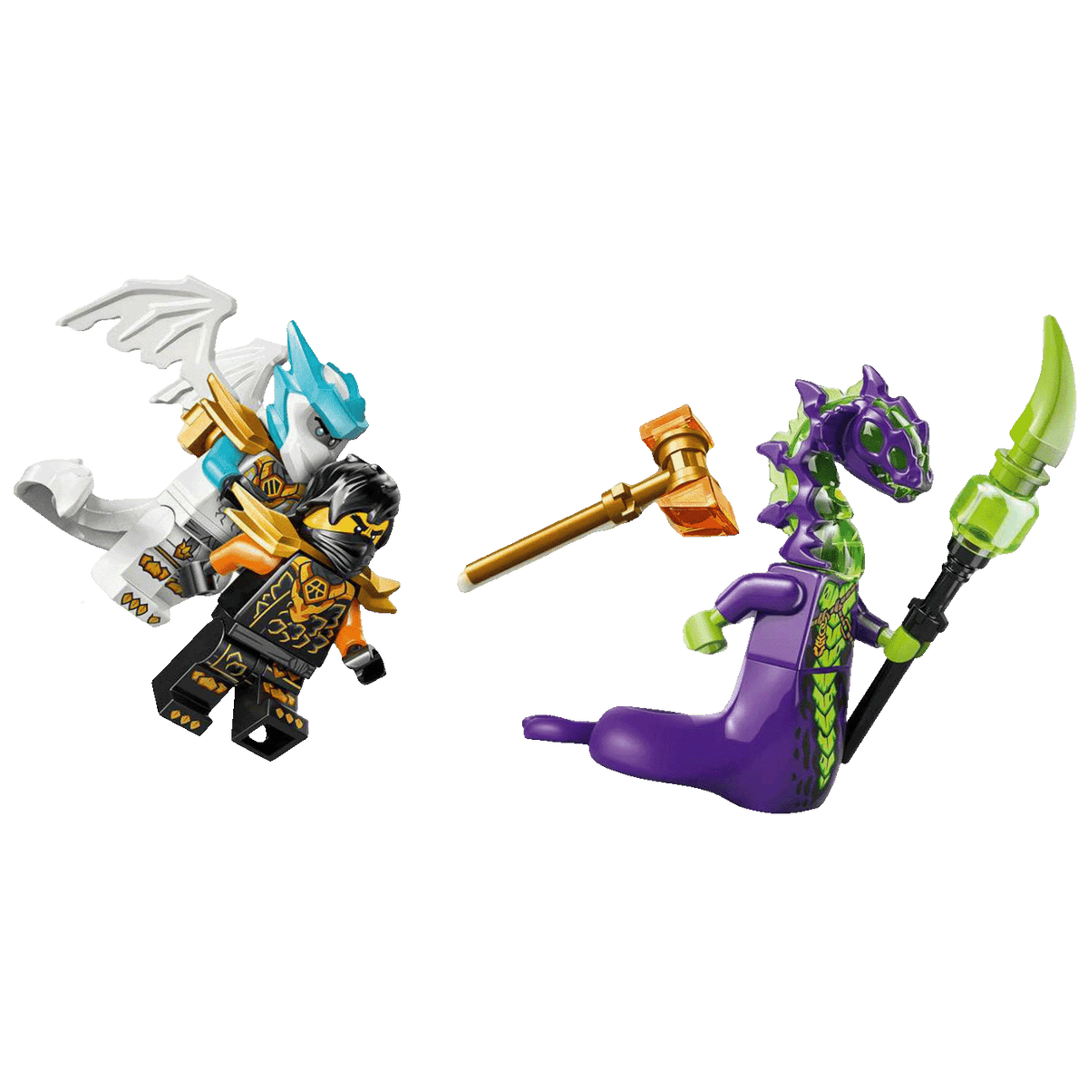 Lego Coleov robot za misije i zmajski Zane, LEGO Ninjago - Coleov robot i zmajski Zane