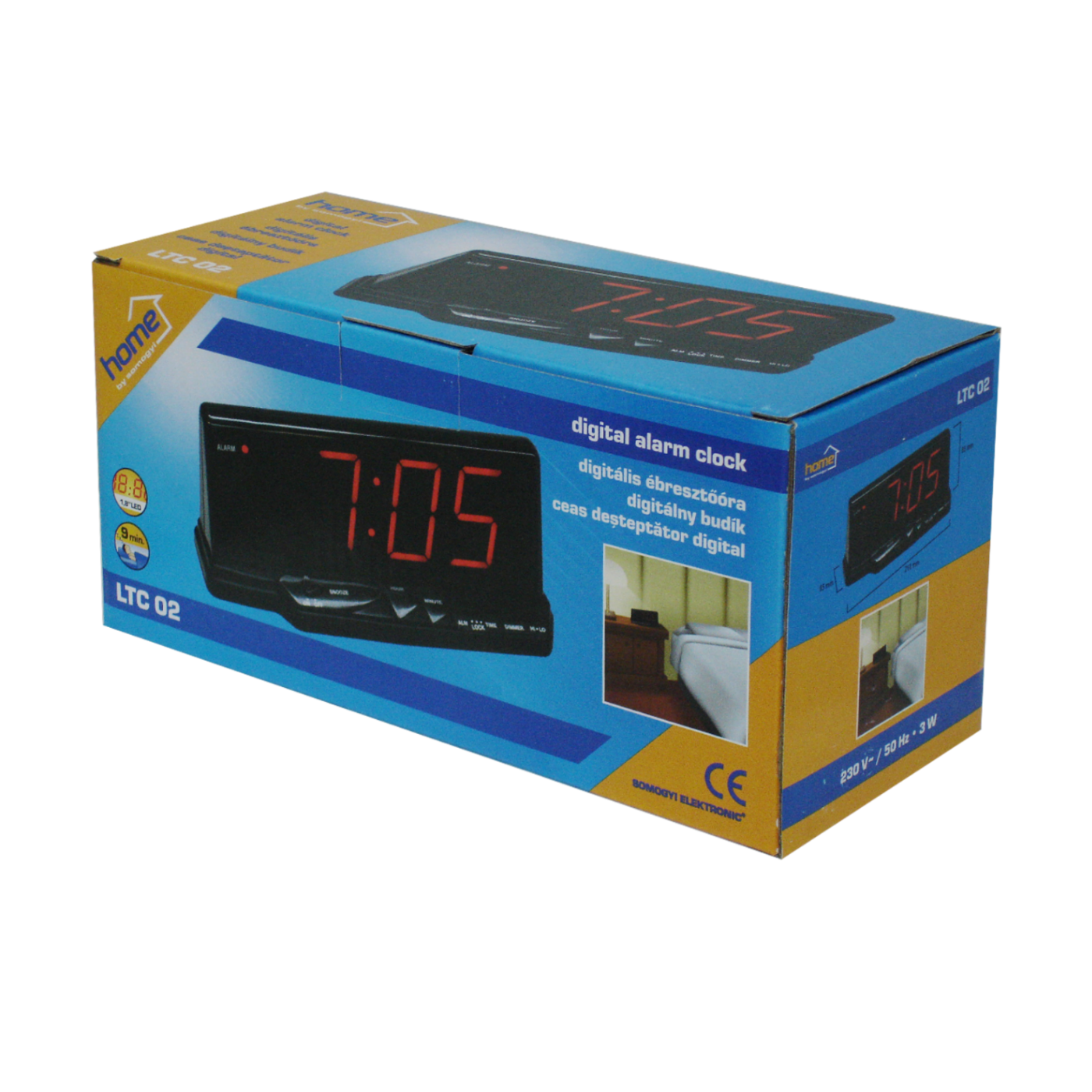 home Sat sa alarmom, LED zaslon - LTC 02