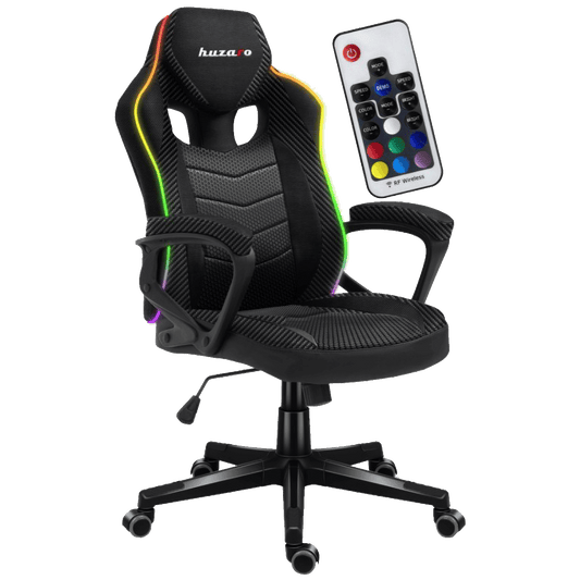 Huzaro Gaming stolica, RBG, Carbon, daljinski upravljač - Force 2.5 RGB Carbon Mesh