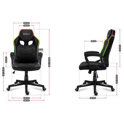 Huzaro Gaming stolica, RBG, Carbon, daljinski upravljač - Force 2.5 RGB Carbon Mesh