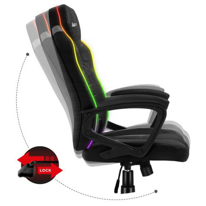 Huzaro Gaming stolica, RBG, Carbon, daljinski upravljač - Force 2.5 RGB Carbon Mesh