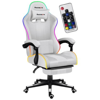 Huzaro Gaming stolica, RGB, daljinski upravljač, bijela - Force 4.7 White RGB