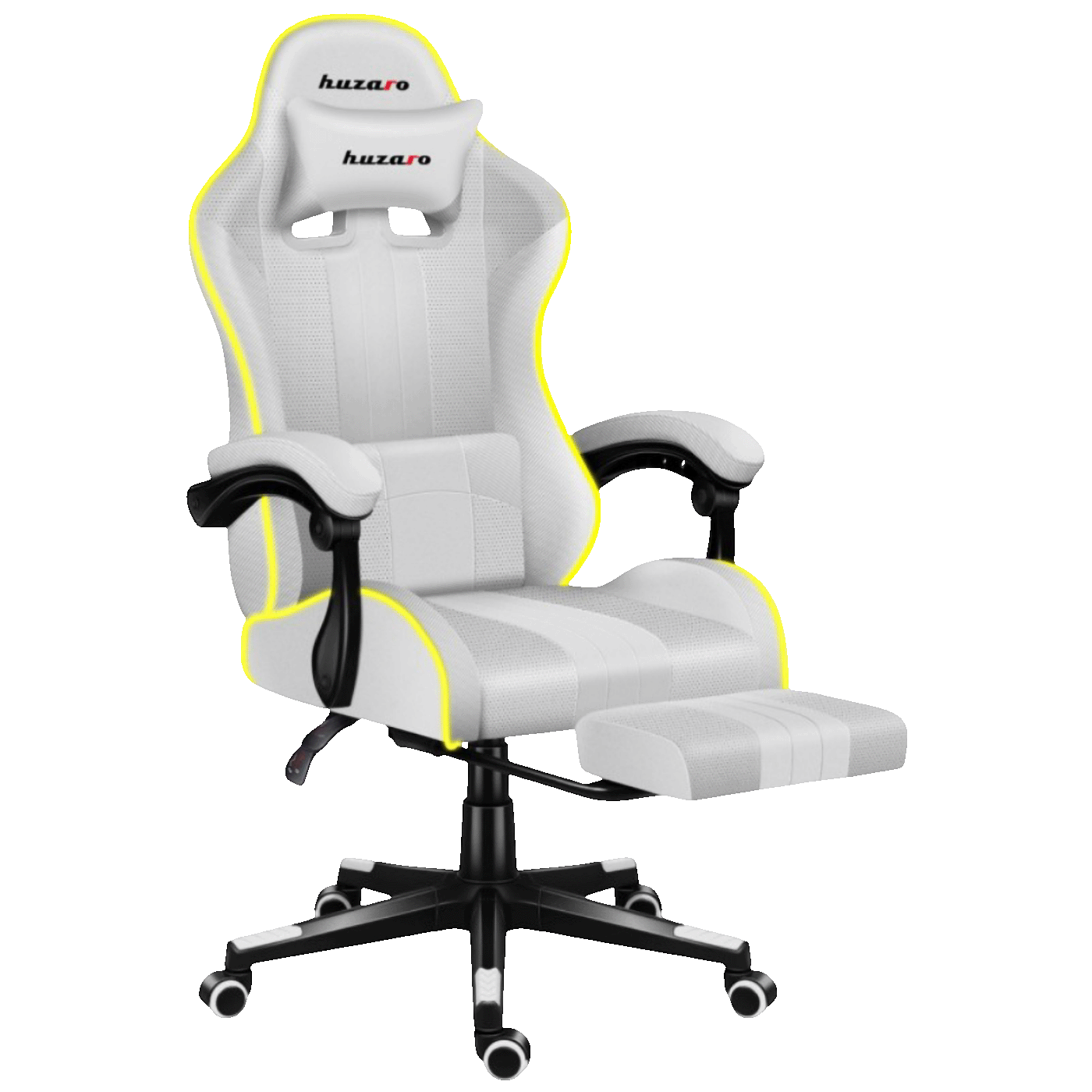 Huzaro Gaming stolica, RGB, daljinski upravljač, bijela - Force 4.7 White RGB