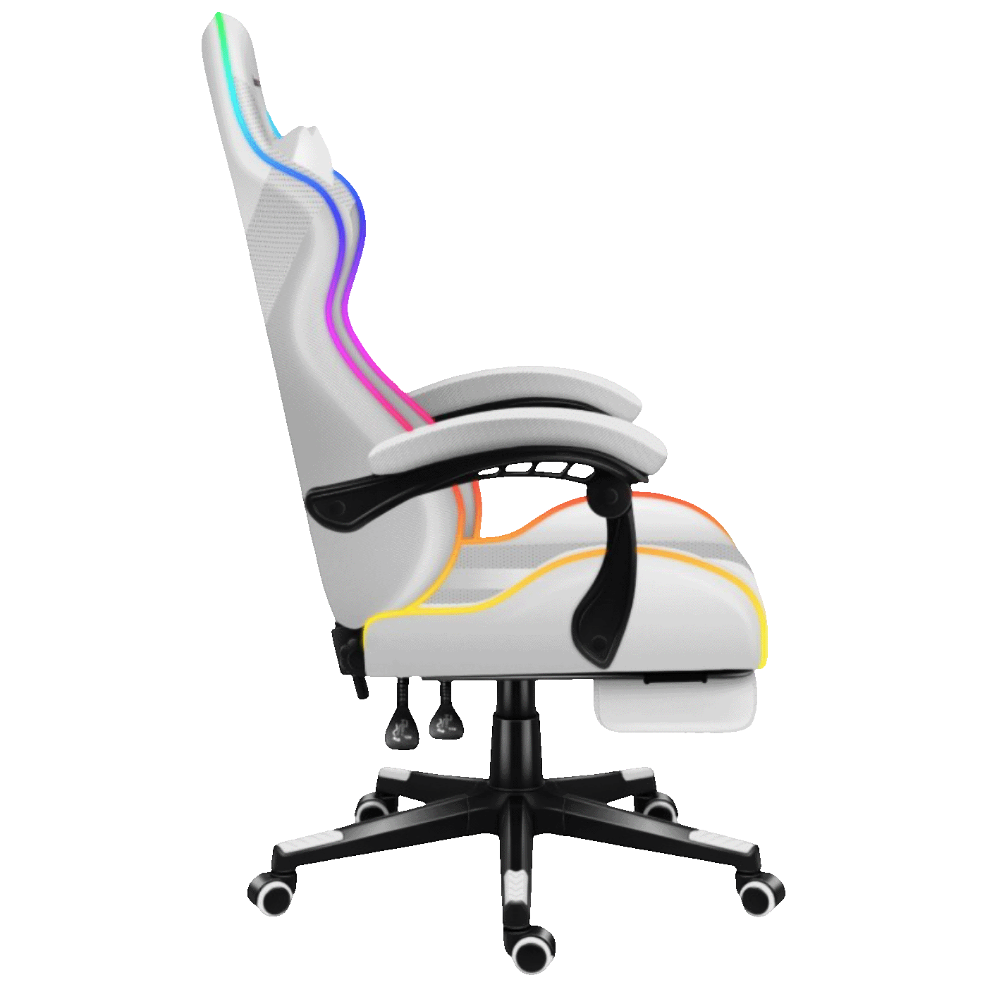 Huzaro Gaming stolica, RGB, daljinski upravljač, bijela - Force 4.7 White RGB