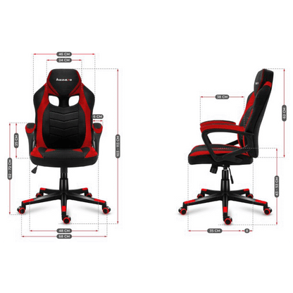 Huzaro Gaming stolica, crveno / crna - Force 2.5 Red Mesh
