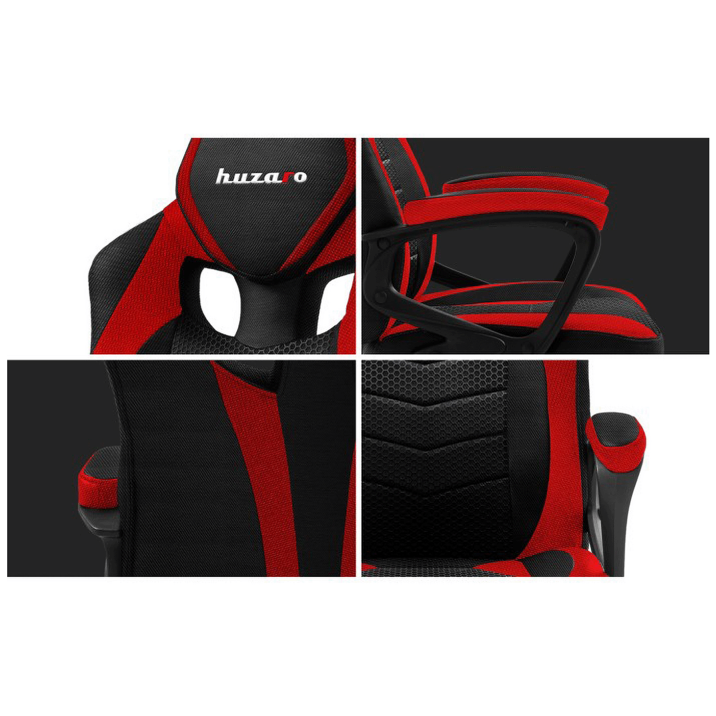 Huzaro Gaming stolica, crveno / crna - Force 2.5 Red Mesh