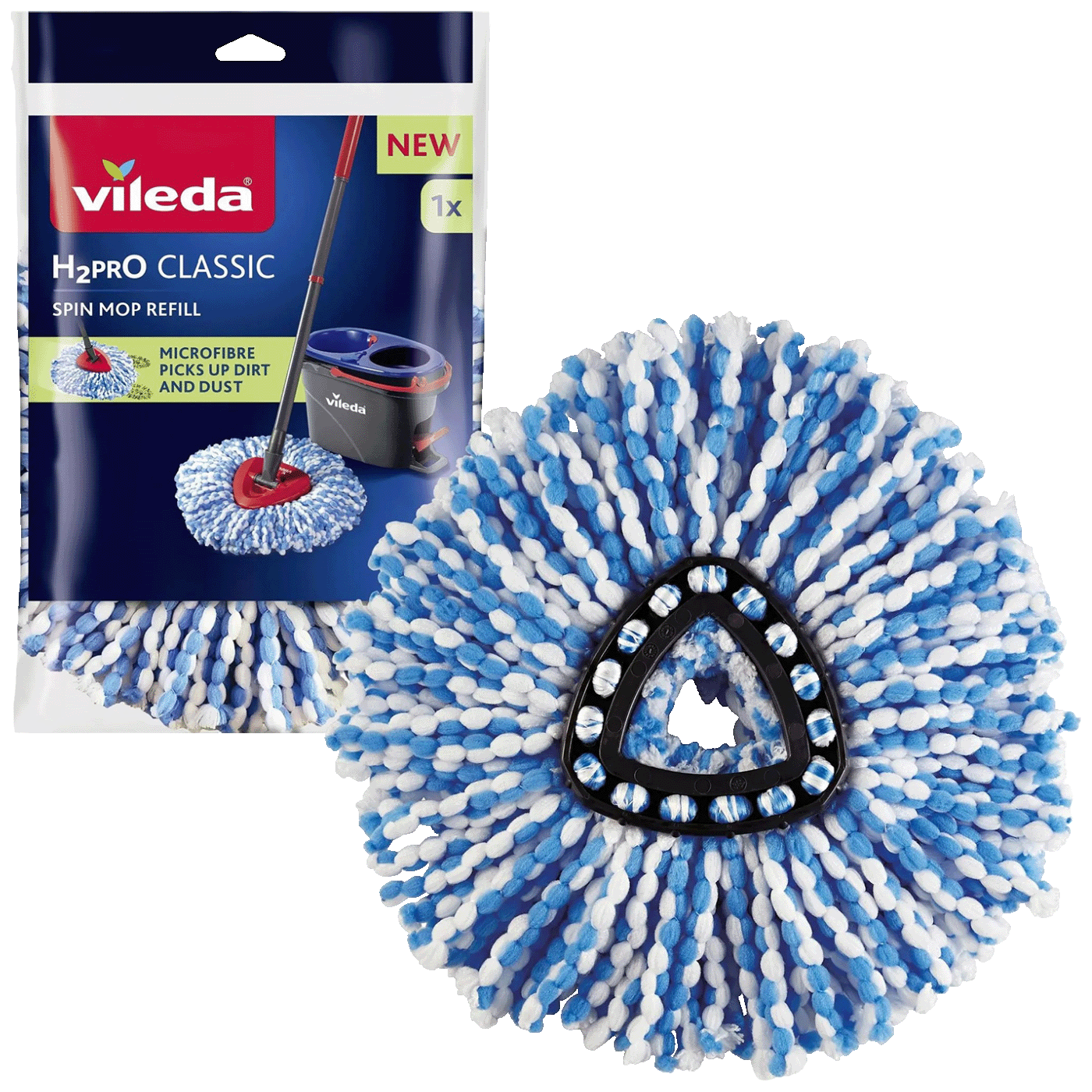 Vileda Zamjenska krpa za čišćenje poda za H2PRO Spin Mop - H2PRO Spin Mop Refill