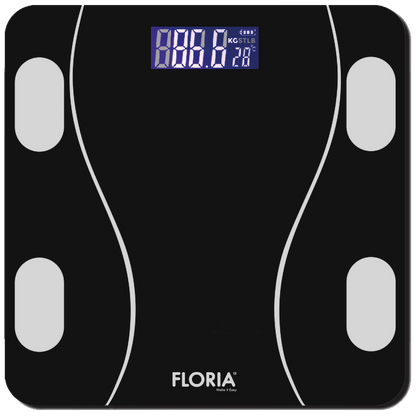 Floria Pametna vaga, tjelesna, do 180 kg, LED zaslon, Bluetooth - ZLN8962