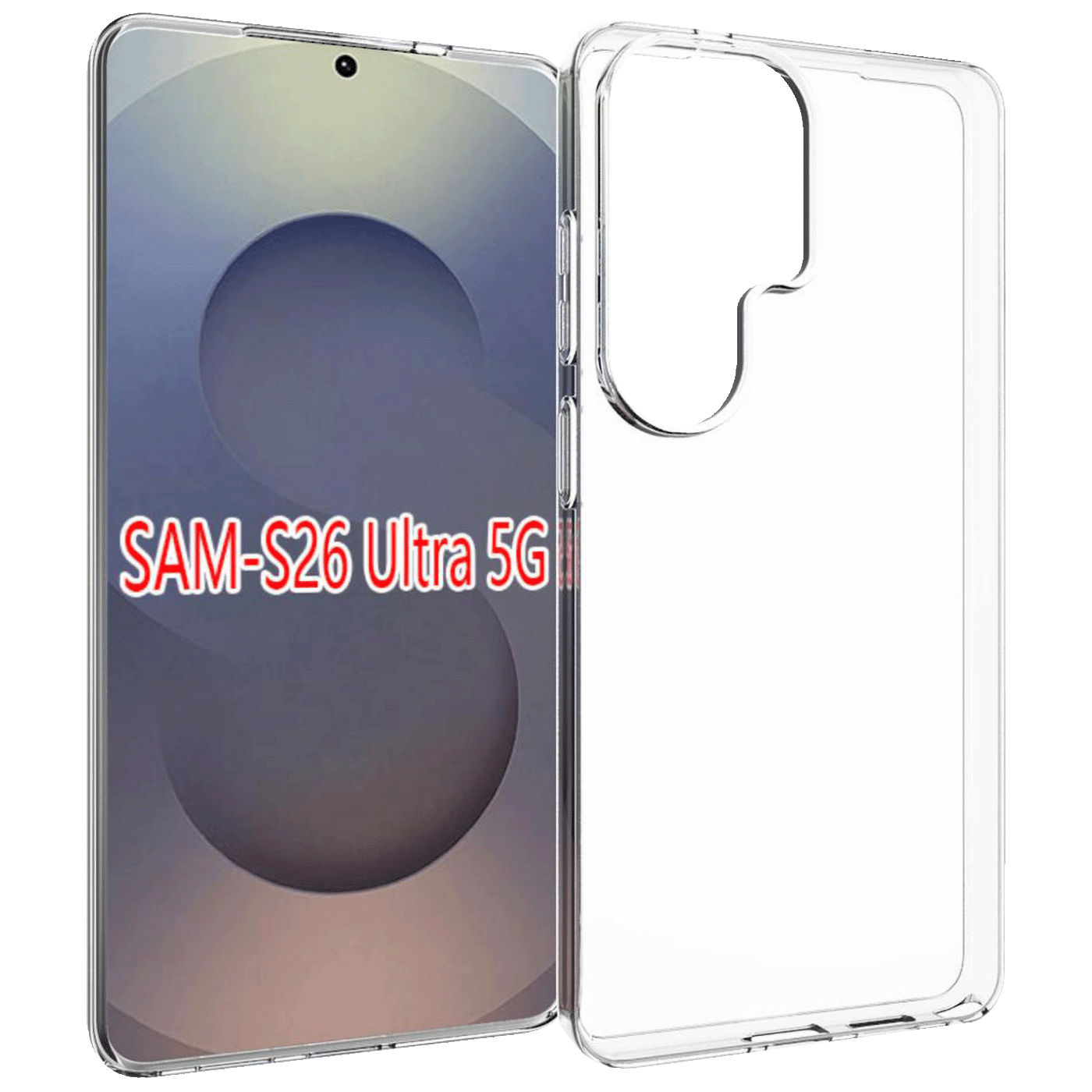 NN-Su Maska za Samsung S26 Ultra 5G, Transparent - Galaxy S26 Ultra 5G TPU Phone Case