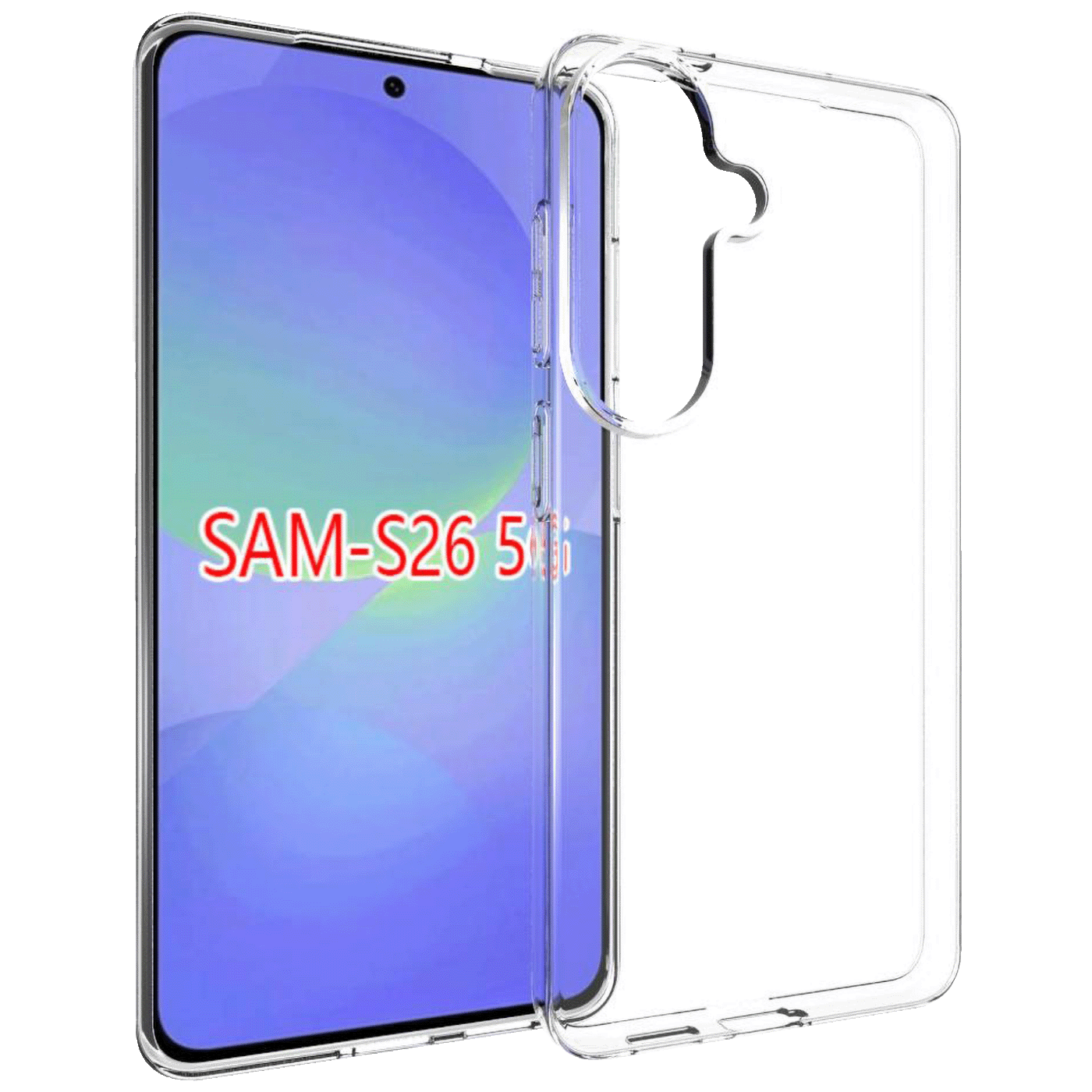 NN-Su Maska za Samsung S26 5G, Transparent - Galaxy S26 5G TPU Phone Case