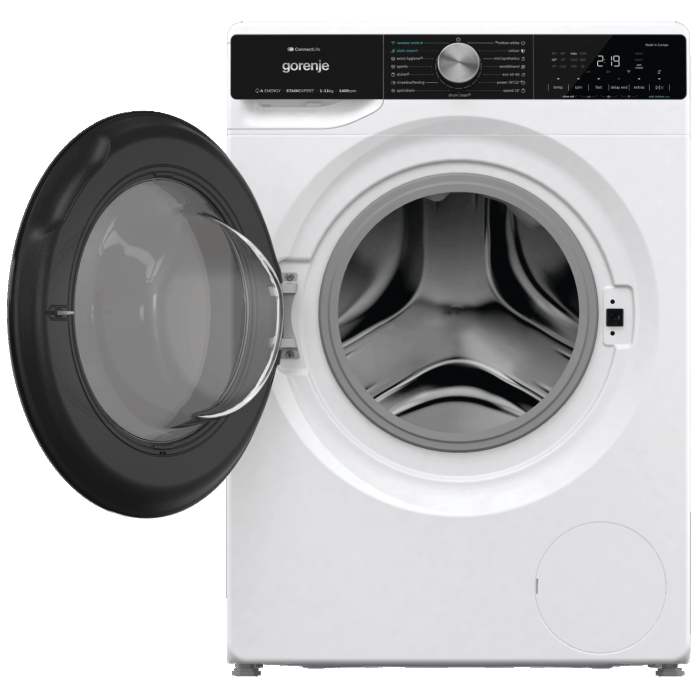 Gorenje Mašina za veš, 1400 obrtaja, 11 kg veša, WiFi, A - WNS114A3TWIFI