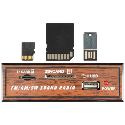 SAL Retro radio + BT bežični zvučnik, 4in1, FM, MP3, AUX - RRT 3B