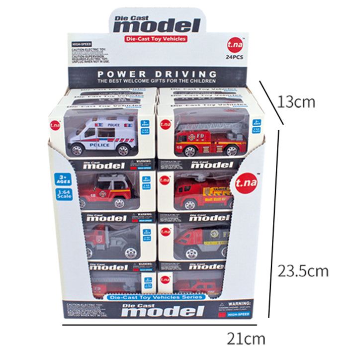 Auto Metalno Emergency 1:64 1027A 24/1