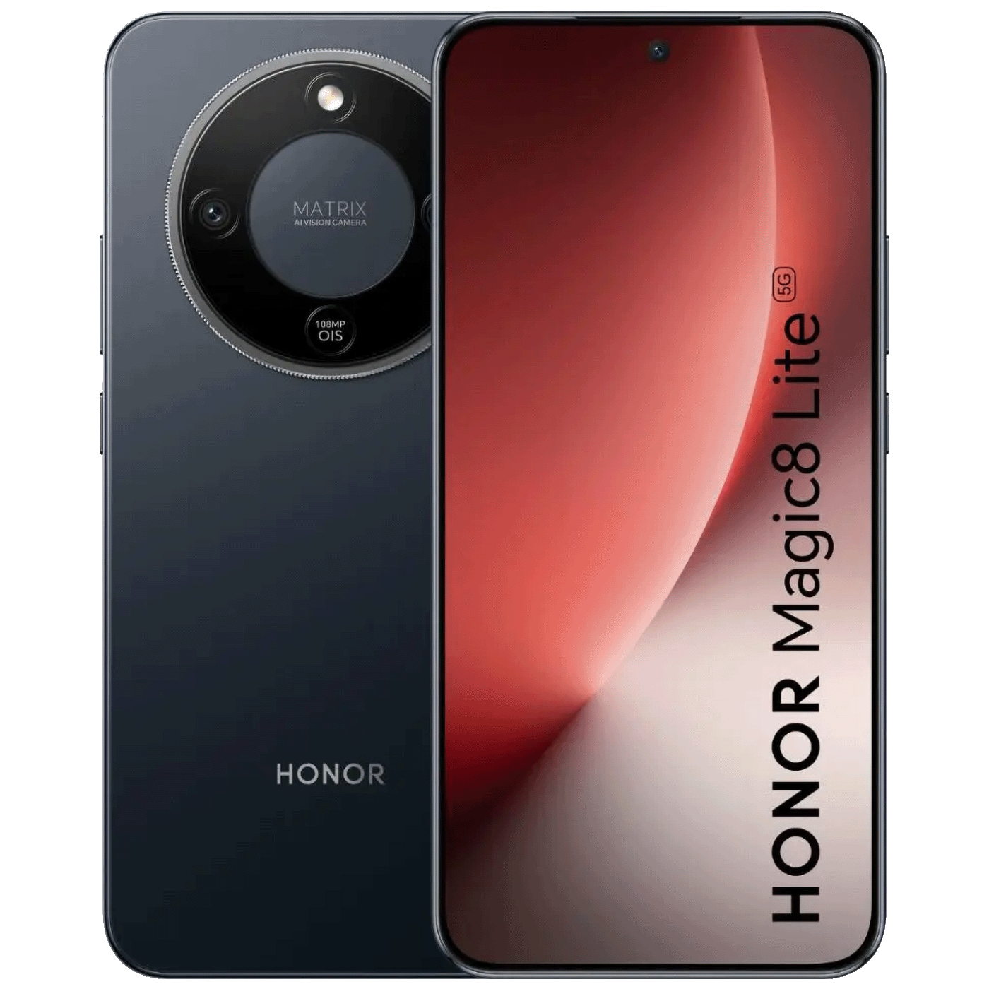 Honor Smartphone 6.79", Octa Core 2.3GHz, RAM 8GB, 108Mpixel - Magic8 Lite 5G 8GB/256GB Black